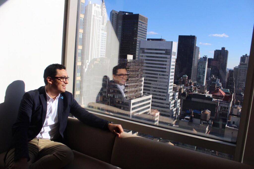 Ram Murguia from the Rockefeller Foundation, Manhattan, New York City